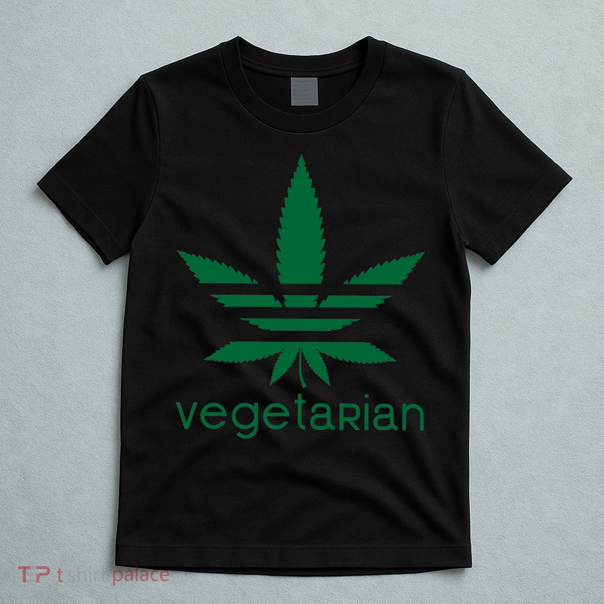 Vegetarian Funny Weed  T-Shirt