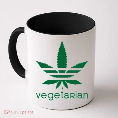 Vegetarian Funny Weed  Coffee Mug