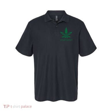 Vegetarian Funny Weed  Polo