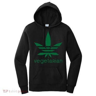 Vegetarian Funny Weed  Women's Hoodie