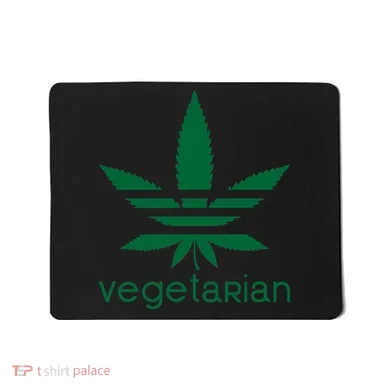 Vegetarian Funny Weed  Mousepad
