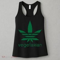 Vegetarian Funny Weed  Women's Tank Top thumb 3