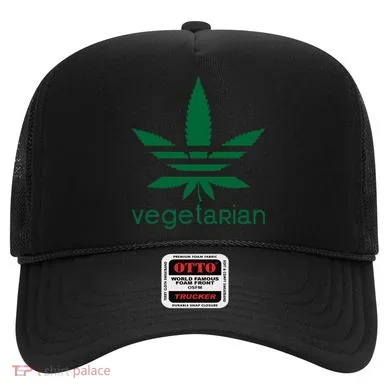 Vegetarian Funny Weed  Hat