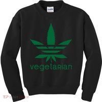 Vegetarian Funny Weed  Kids Sweatshirt thumb 0