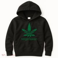 Vegetarian Funny Weed  Kids Hoodie thumb 0