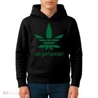 Vegetarian Funny Weed  Kids Hoodie thumb 4