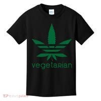 Vegetarian Funny Weed  Kids T-Shirt thumb 0