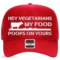 Vegetarians My Food Poops On Yours Hat thumb 0
