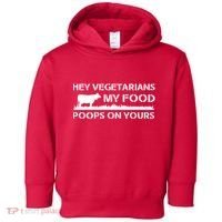 Vegetarians My Food Poops On Yours Toddler Hoodie thumb 0