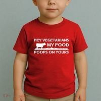 Vegetarians My Food Poops On Yours Toddler T-Shirt thumb 2