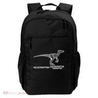 Velociraptor Equals Distanceraptor Timeraptor Backpack thumb 0