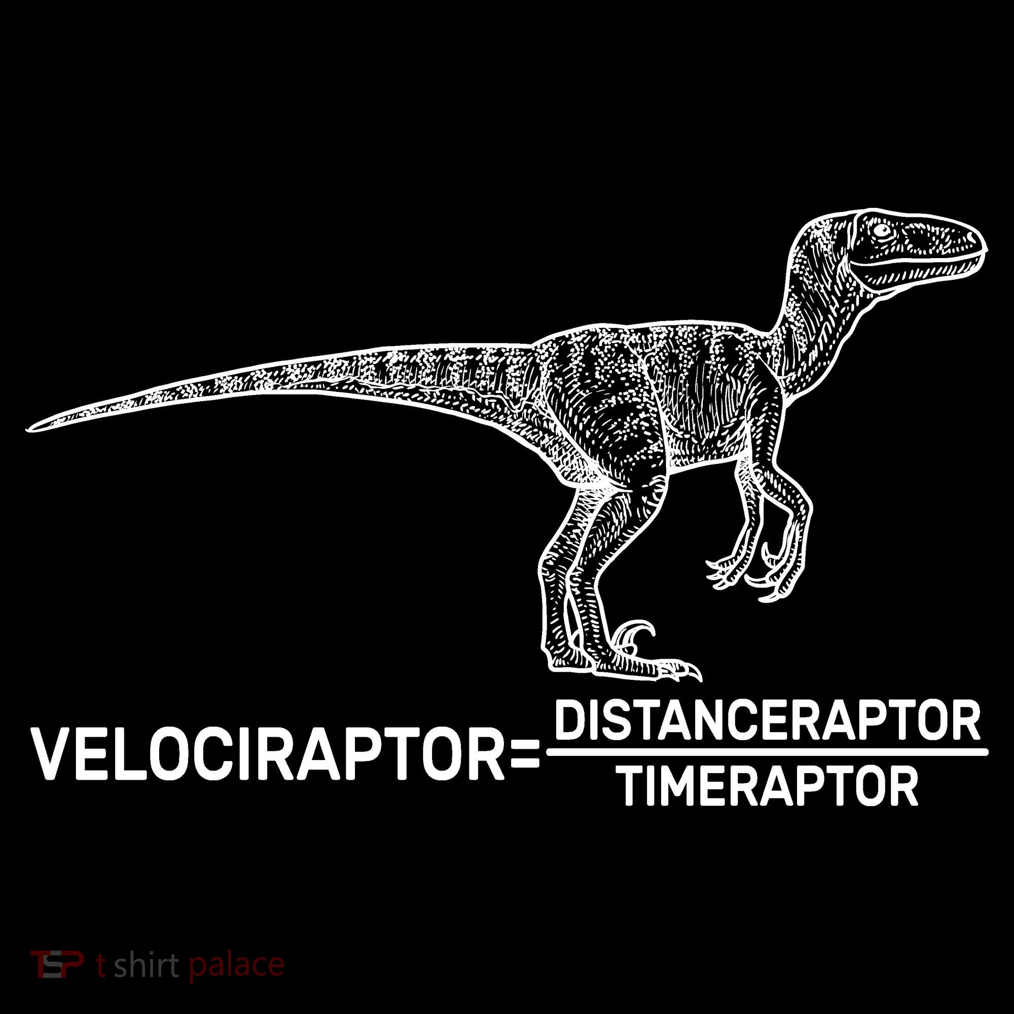 Velociraptor Equals Distanceraptor Timeraptor Women's Hoodie
