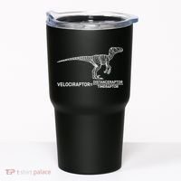 Velociraptor Equals Distanceraptor Timeraptor Tumbler thumb 0