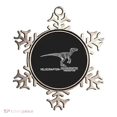Velociraptor Equals Distanceraptor Timeraptor Ornament