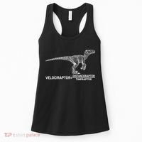 Velociraptor Equals Distanceraptor Timeraptor Women's Tank Top thumb 0