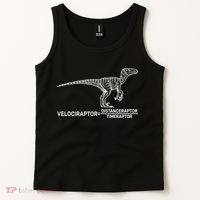 Velociraptor Equals Distanceraptor Timeraptor Tank Top thumb 2