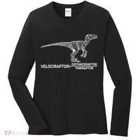 Velociraptor Equals Distanceraptor Timeraptor Women's Long Sleeve Shirt thumb 0