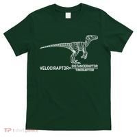 Velociraptor Equals Distanceraptor Timeraptor T-Shirt thumb 0