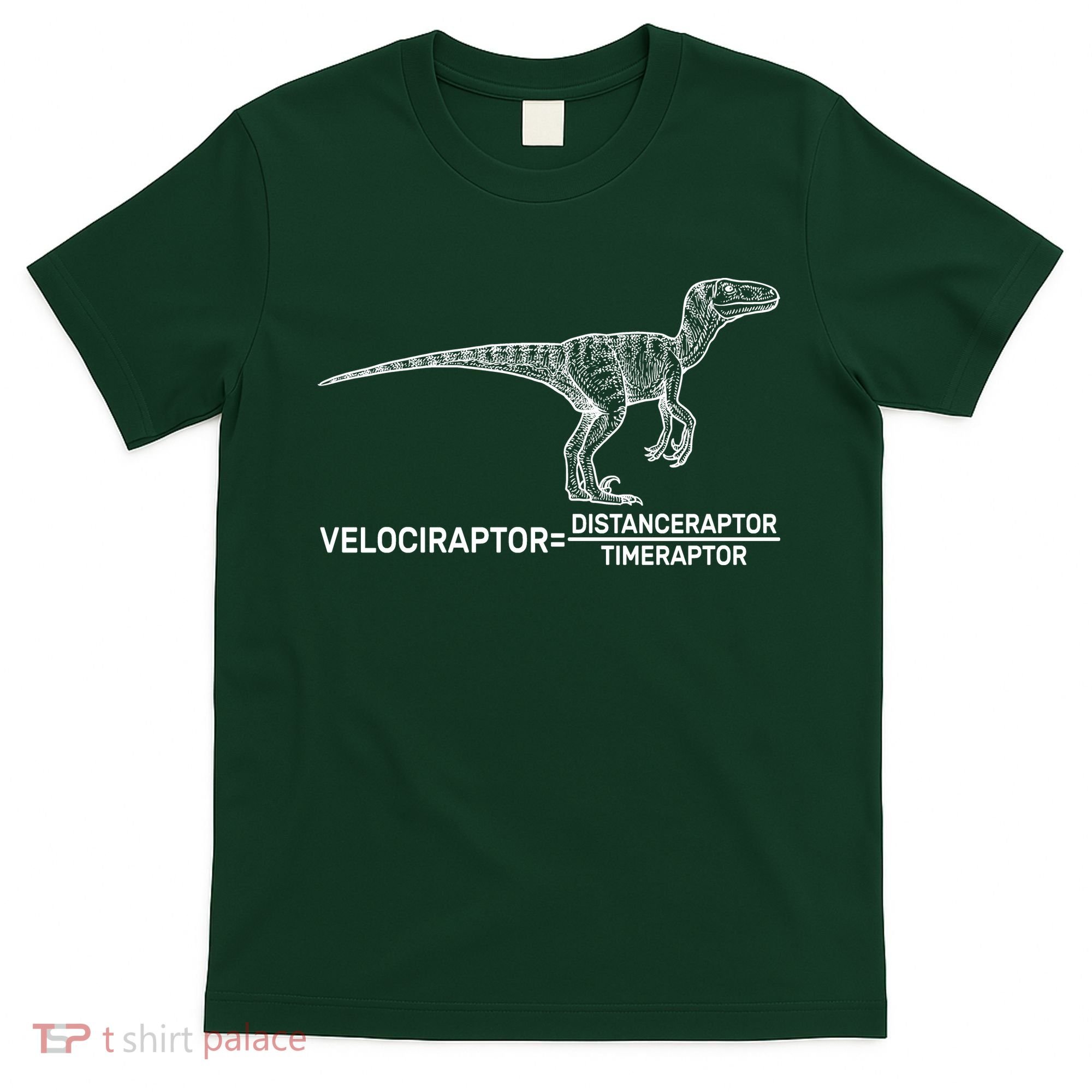 Velociraptor Equals Distanceraptor Timeraptor T-Shirt