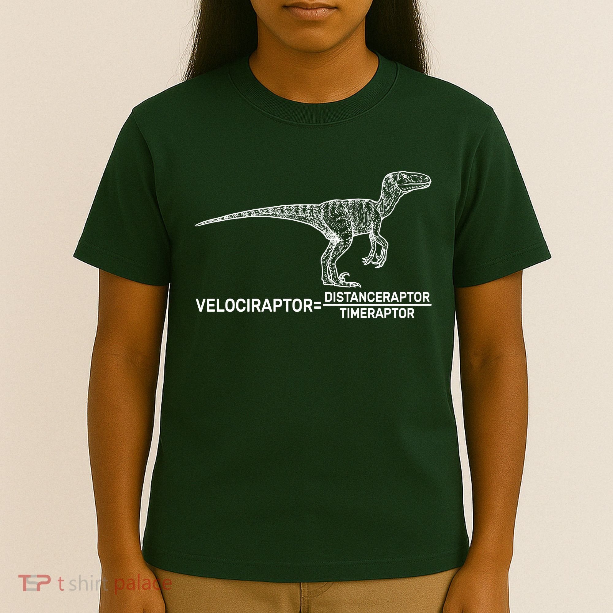 Velociraptor Equals Distanceraptor Timeraptor T-Shirt