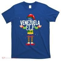 Venezuela Elf Matching Proud Patriotic Group Christmas Party Funny Gift T-Shirt thumb 0