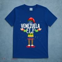 Venezuela Elf Matching Proud Patriotic Group Christmas Party Funny Gift T-Shirt thumb 5