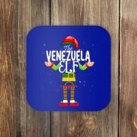 Venezuela Elf Matching Proud Patriotic Group Christmas Party Funny Gift Coaster thumb 0