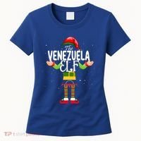 Venezuela Elf Matching Proud Patriotic Group Christmas Party Funny Gift Women's T-Shirt thumb 0