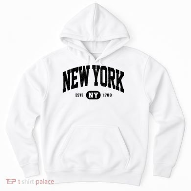 Vintage Established New York Ny Hoodie