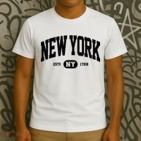 Vintage Established New York Ny T-Shirt thumb 3