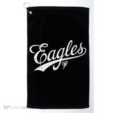 Vintage Eagles Name Retro Style Golf Towel