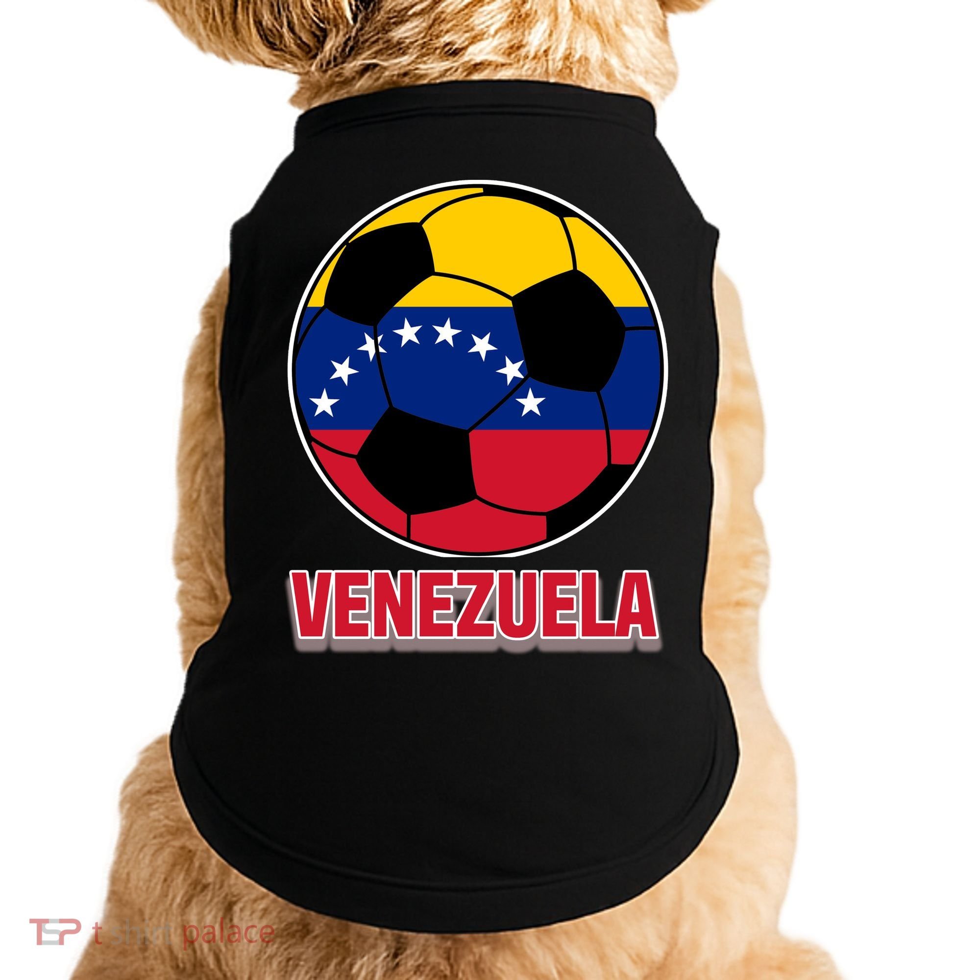 Venezuela Flag Soccer Jersey Doggie Tank