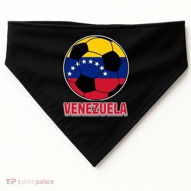 Venezuela Flag Soccer Jersey USA-Made Doggie Bandana