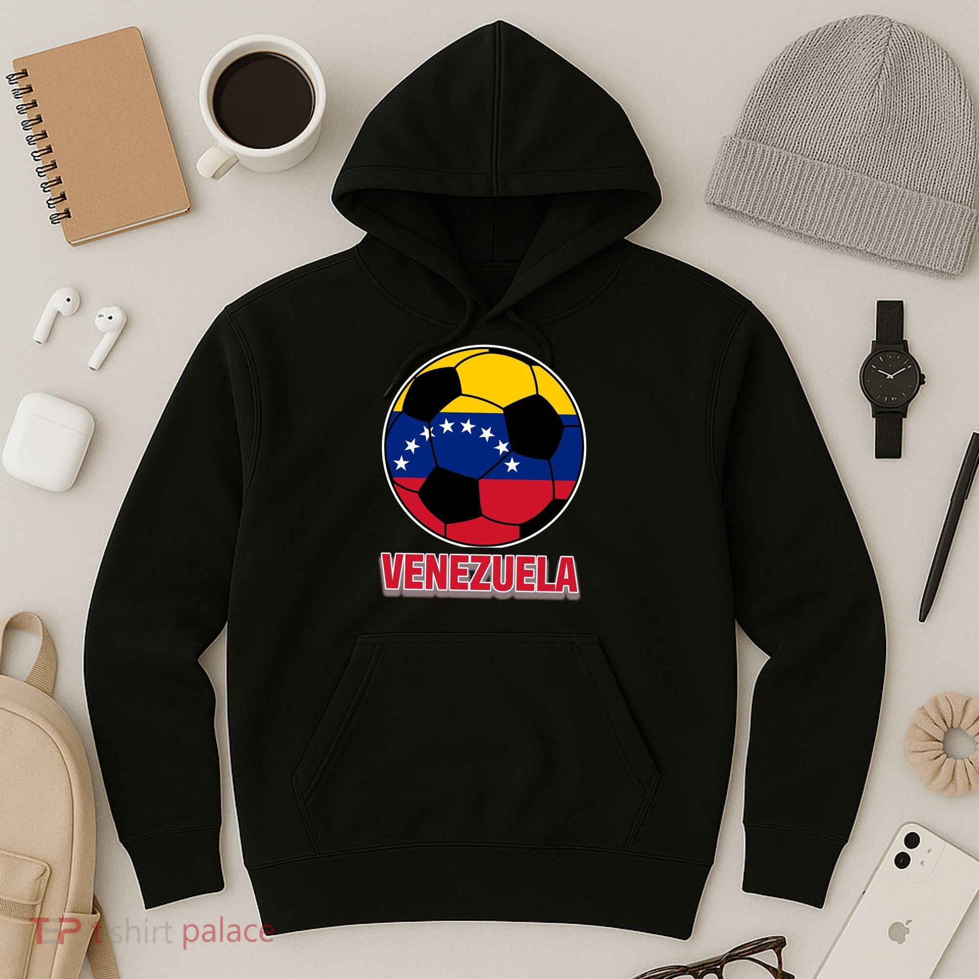 Venezuela Flag Soccer Jersey Hoodie