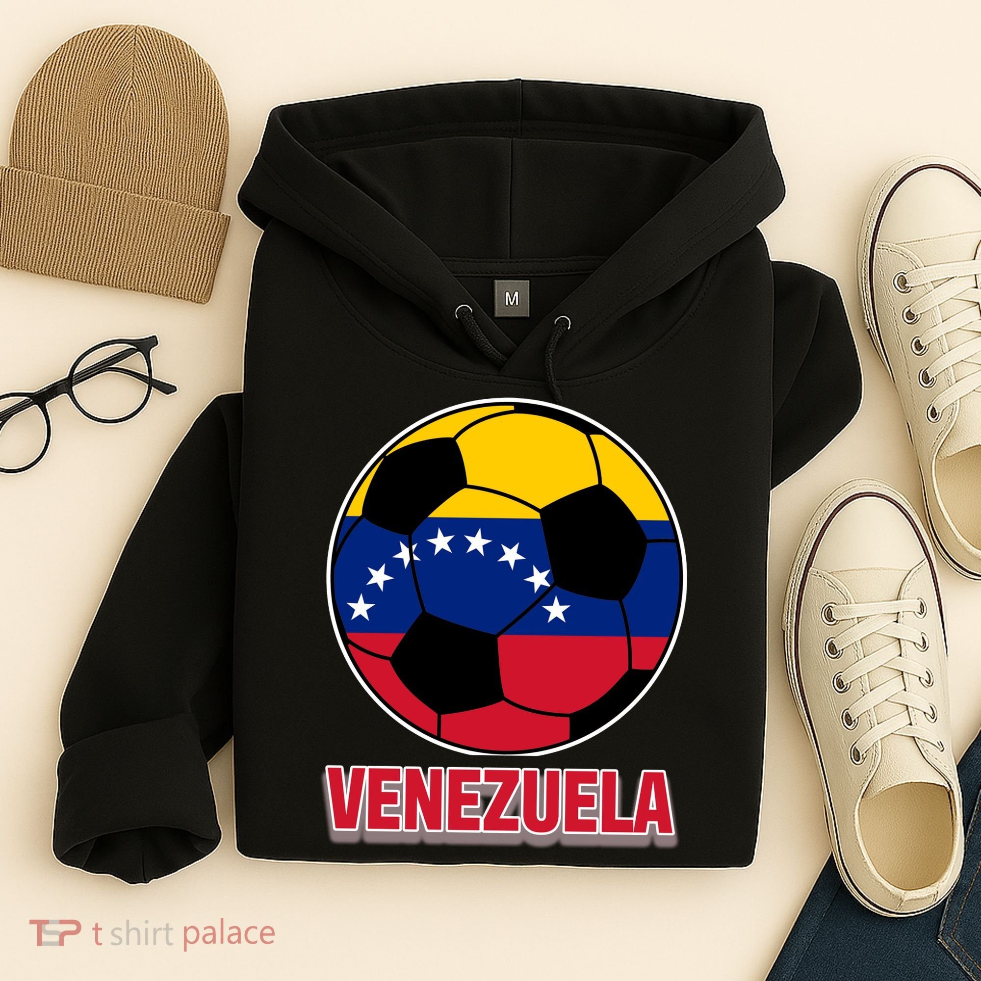 Venezuela Flag Soccer Jersey Hoodie
