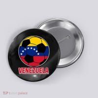Venezuela Flag Soccer Jersey Button thumb 0