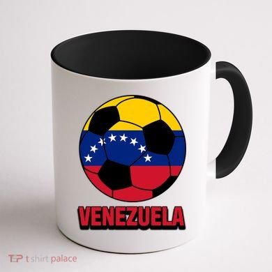 Venezuela Flag Soccer Jersey Coffee Mug back