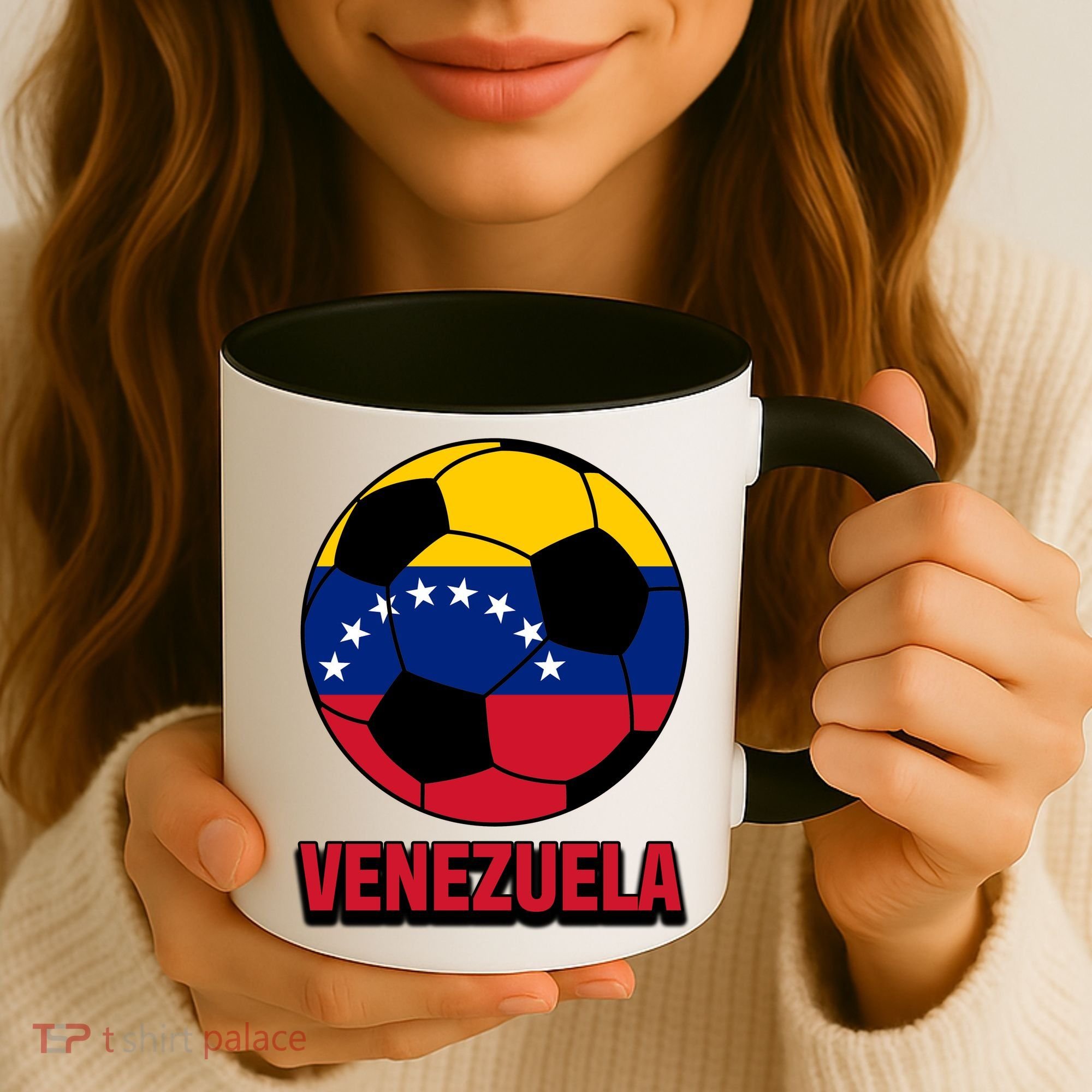 Venezuela Flag Soccer Jersey Coffee Mug