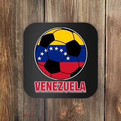 Venezuela Flag Soccer Jersey Coaster