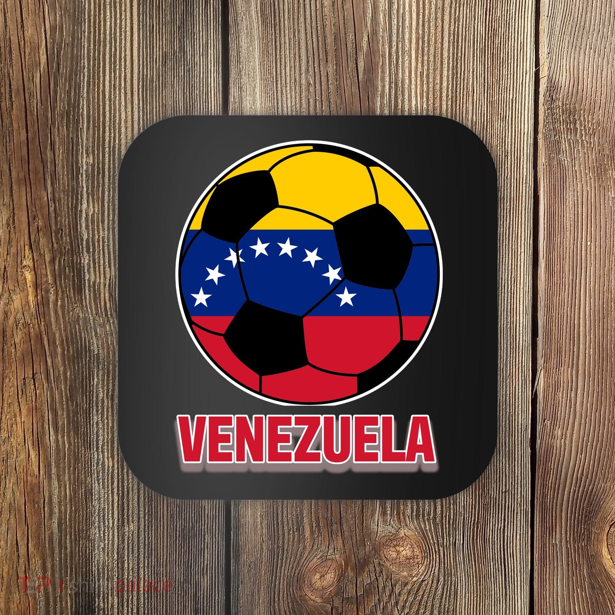 Venezuela Flag Soccer Jersey Coaster