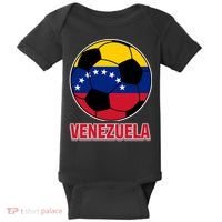 Venezuela Flag Soccer Jersey Baby Bodysuit thumb 0