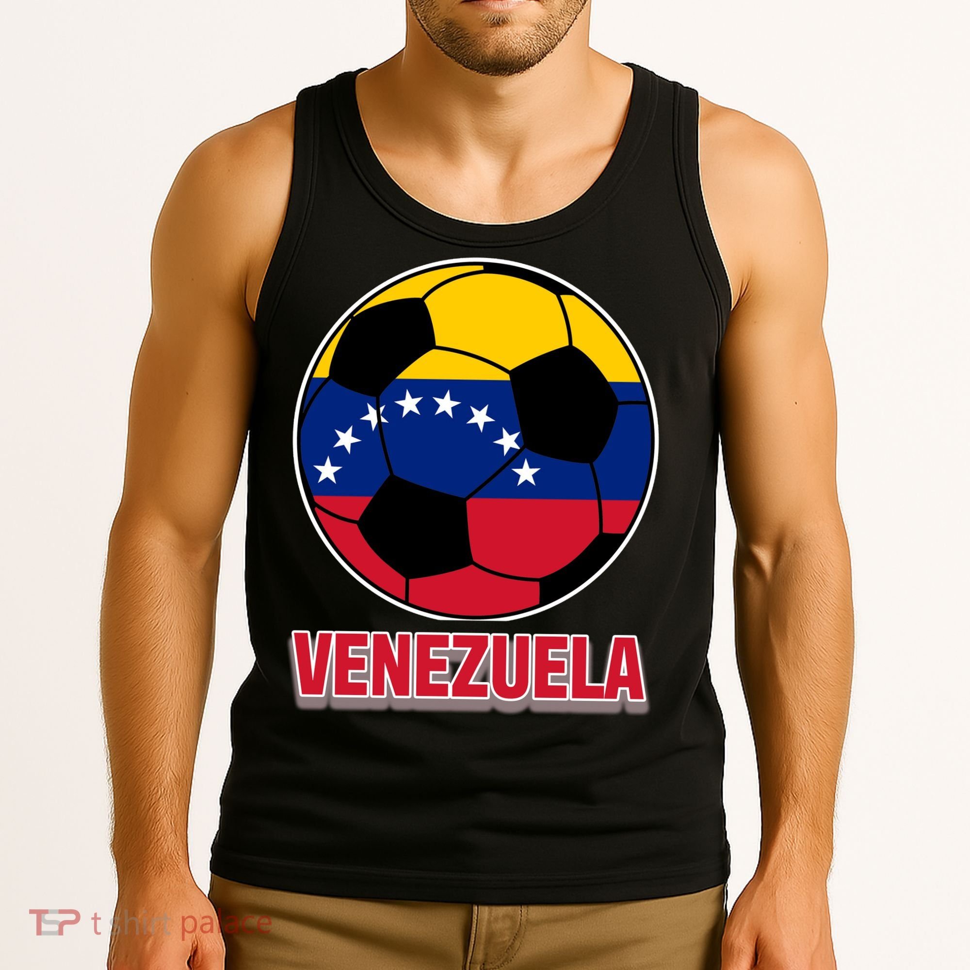 Venezuela Flag Soccer Jersey Tank Top