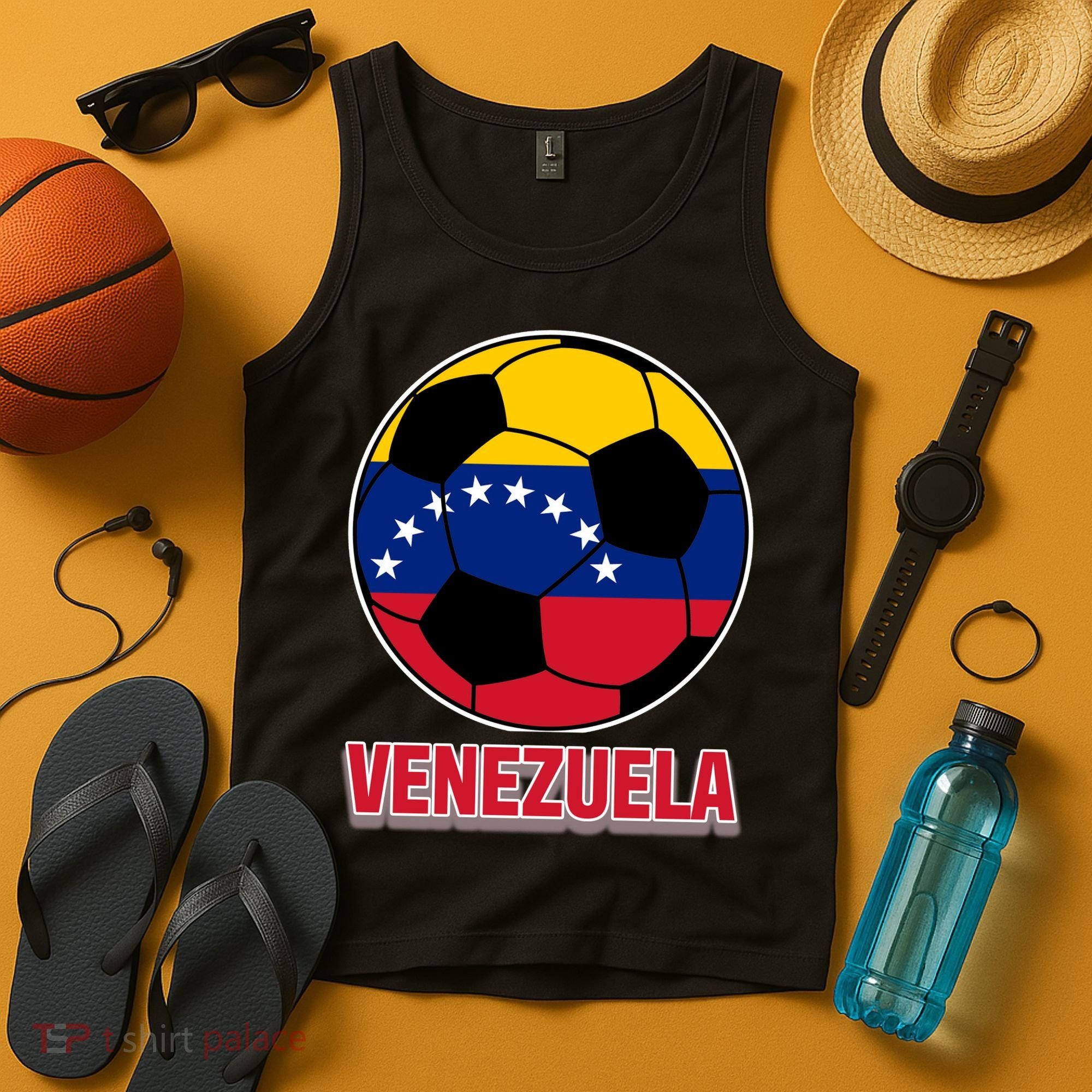 Venezuela Flag Soccer Jersey Tank Top