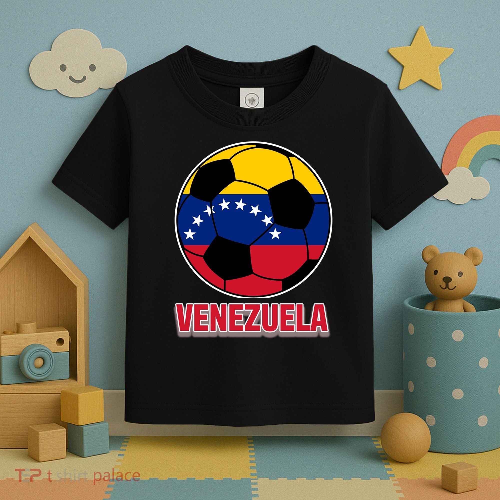 Venezuela Flag Soccer Jersey Toddler T-Shirt