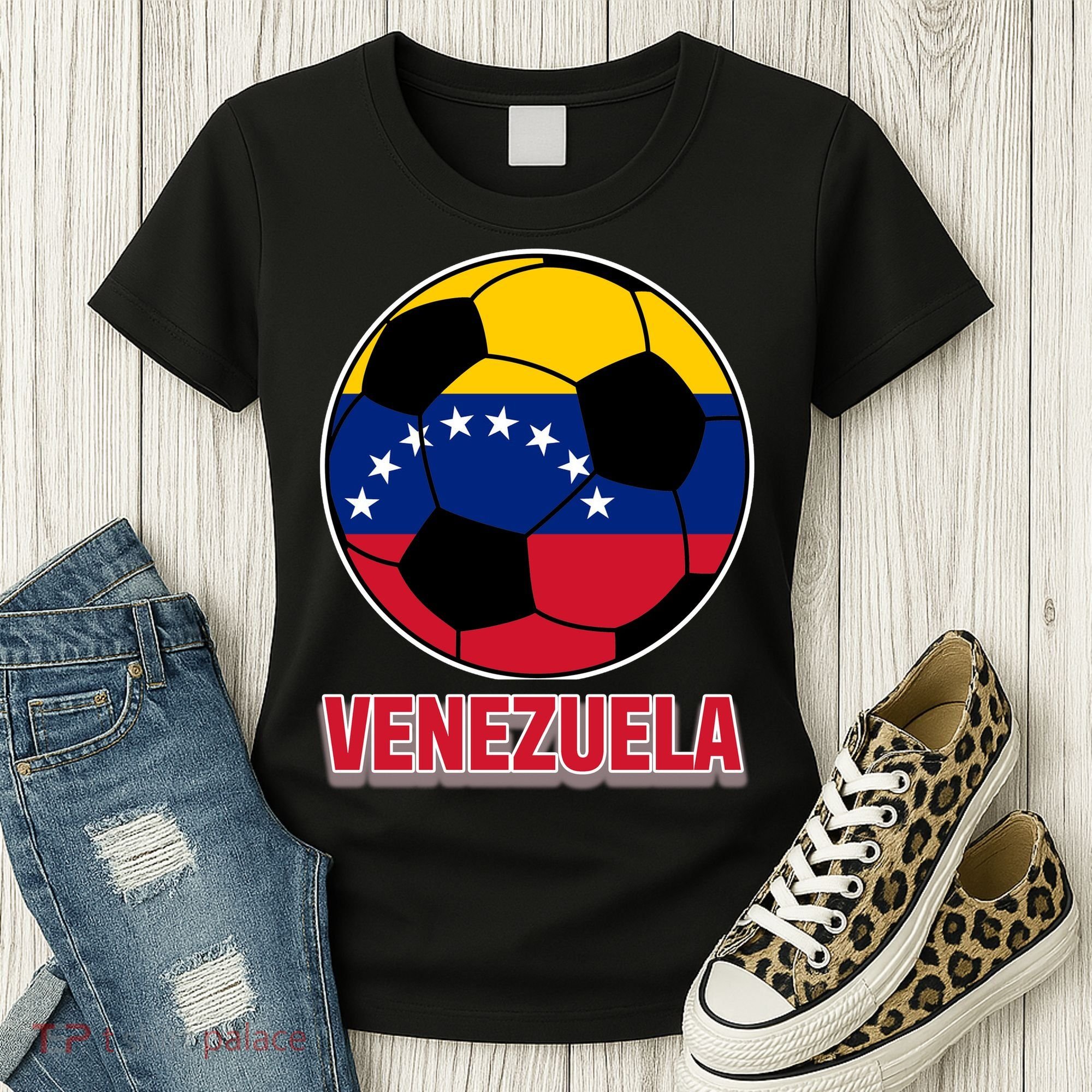 Venezuela Flag Soccer Jersey Women's T-Shirt