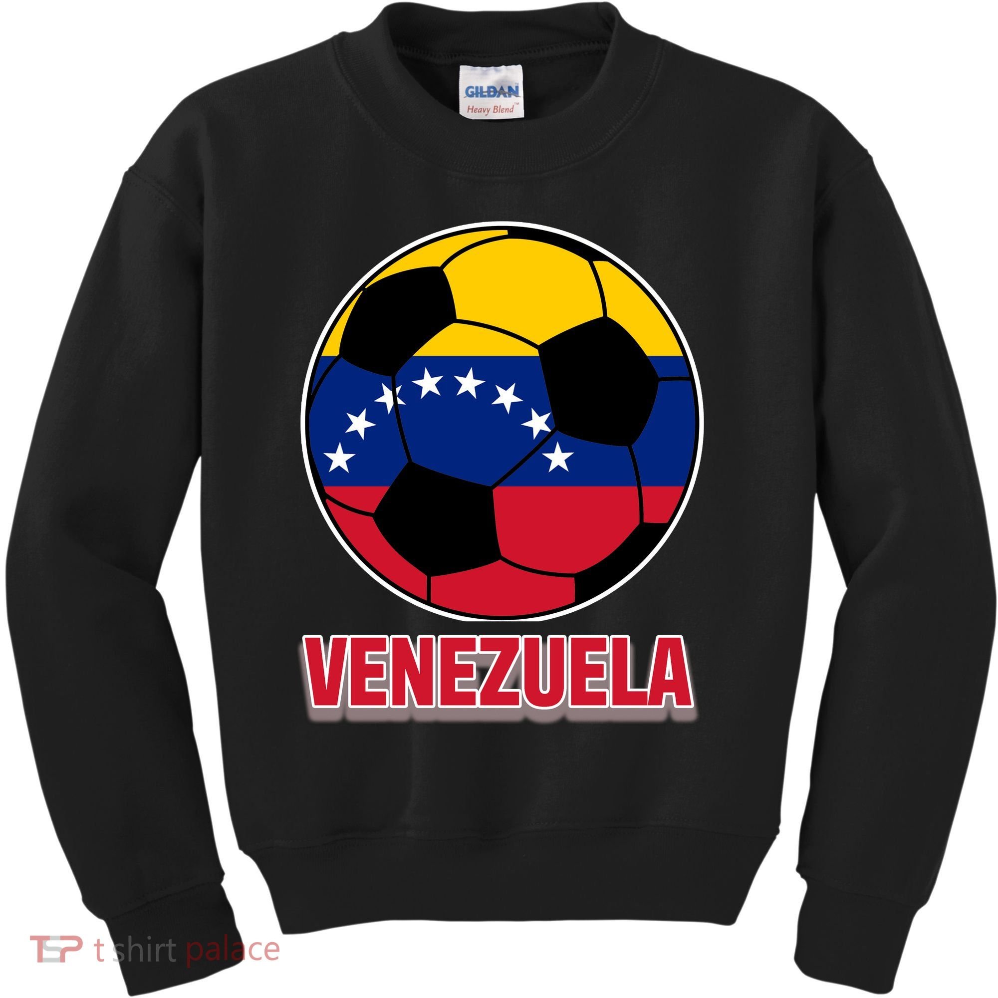 Venezuela Flag Soccer Jersey Kids Sweatshirt