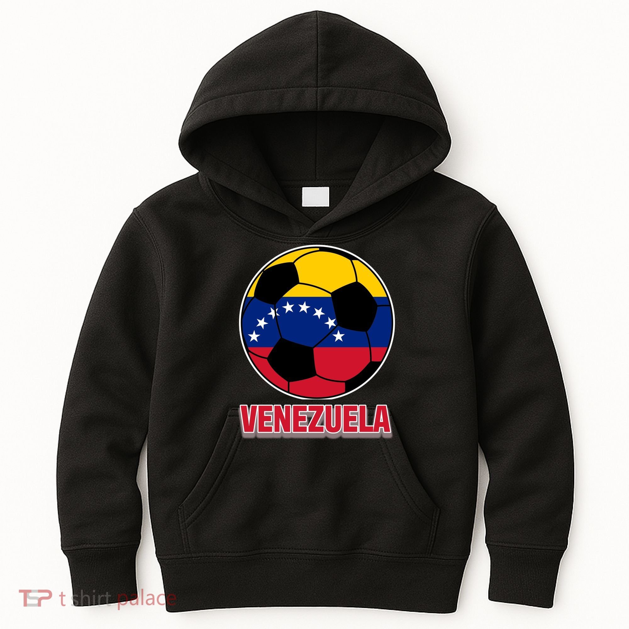 Venezuela Flag Soccer Jersey Kids Hoodie