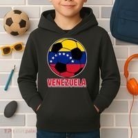 Venezuela Flag Soccer Jersey Kids Hoodie thumb 2
