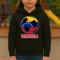 Venezuela Flag Soccer Jersey Kids Hoodie thumb 3