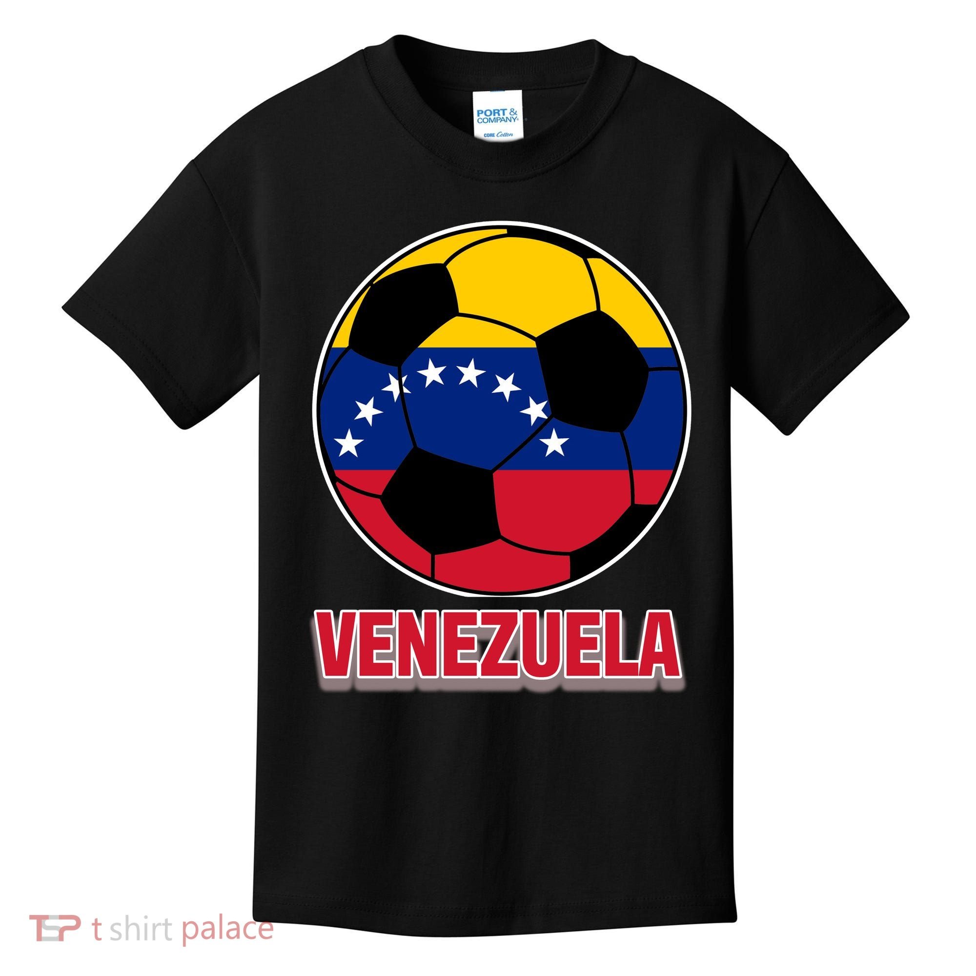Venezuela Flag Soccer Jersey Kids T-Shirt
